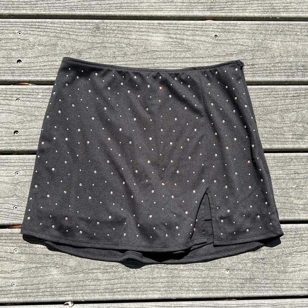 Wild Fable: Black Skort with Sparkle Dots. Women’s Size Medium.